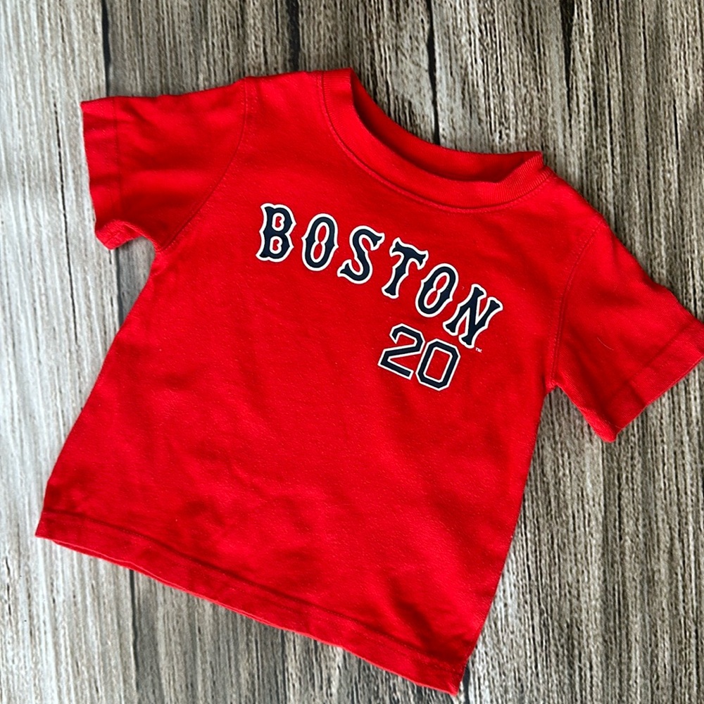 (5for$10) Boston Red Socks 12m Baby T Shirt- #20 Youkilis Baseball
